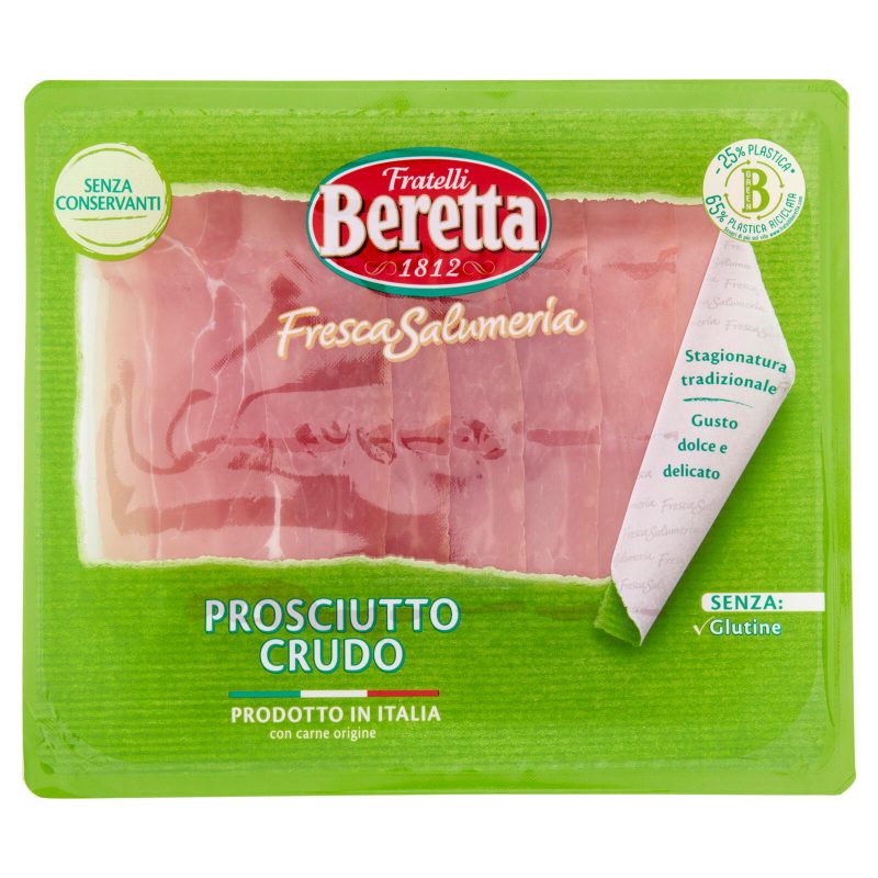 PROSCIUTTO CRUDO FRESCA SALUMERIA BERETTA
100 g