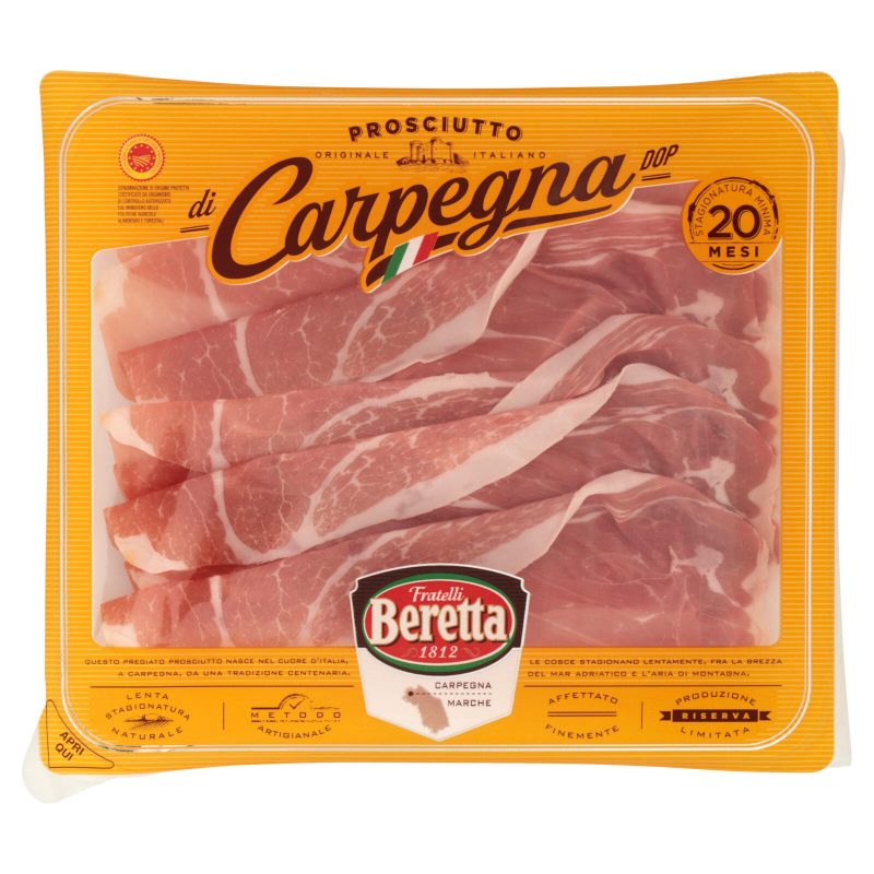 Fratelli Beretta Prosciutto di Carpegna DOP Stagionatura Minima 20 Mesi 85 g