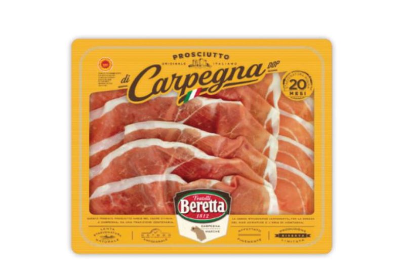 Fratelli Beretta Prosciutto di Carpegna DOP Stagionatura Minima 20 Mesi 85 g