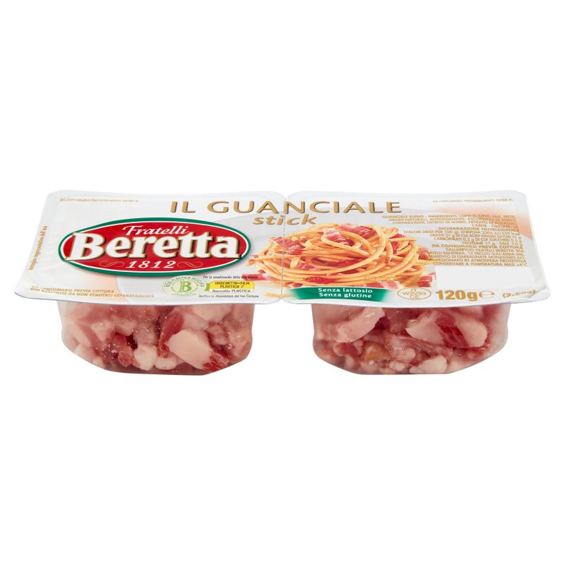 Guanciale a stick Fratelli Beretta 
x2 - 120 g