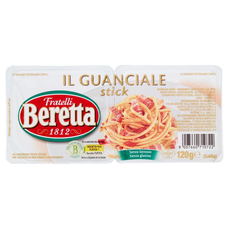 Guanciale a stick Fratelli Beretta 
x2 - 120 g