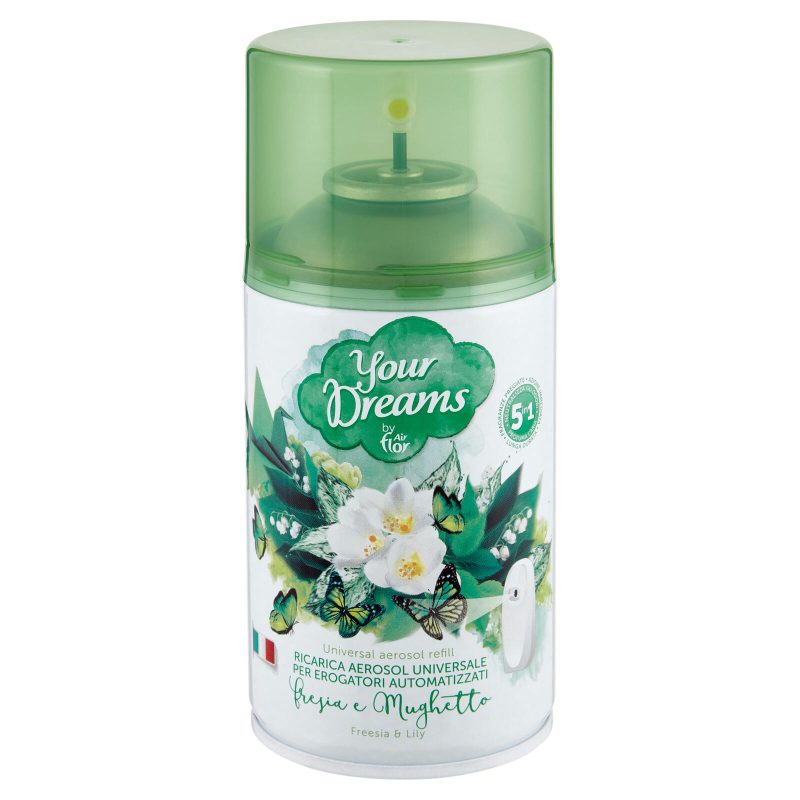 Air Flor Your Dreams Ricarica Aerosol Universale Fresia e Mughetto 250 ml