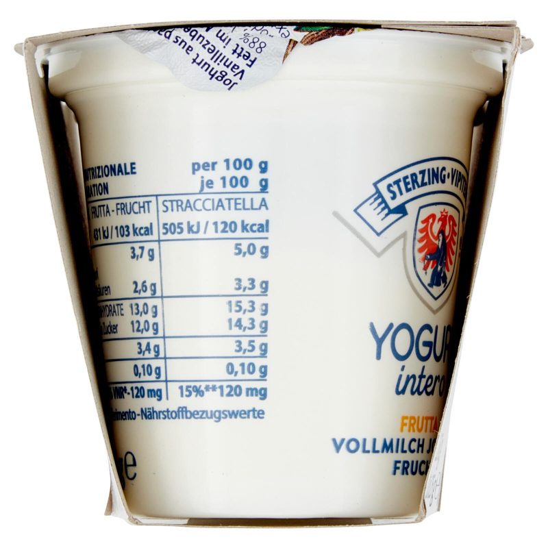 Sterzing Vipiteno Yogurt intero Vaniglia 2 x 125 g