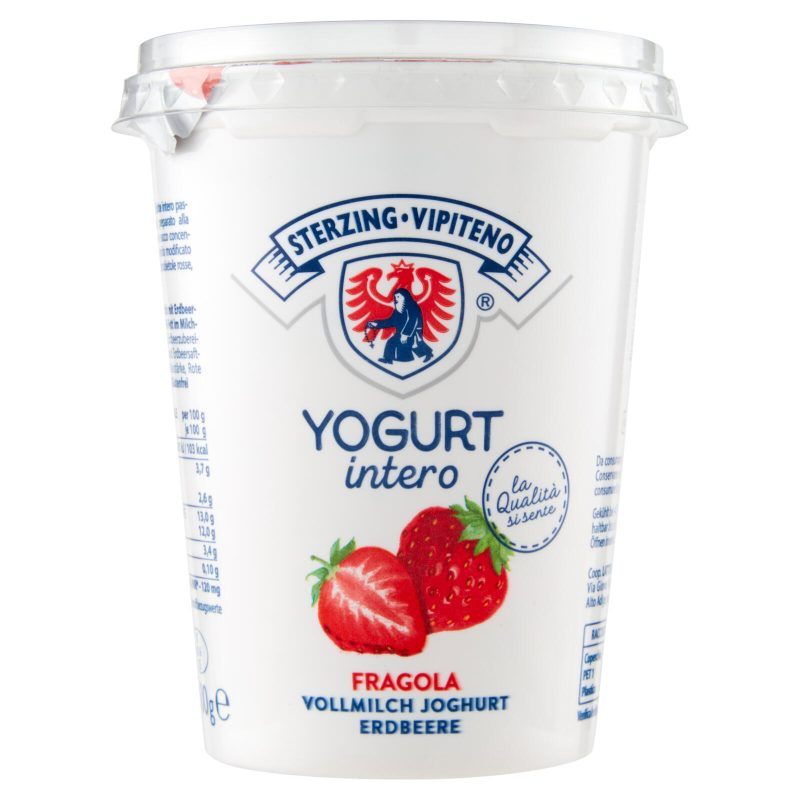 Sterzing Vipiteno Yogurt intero Fragola 500 g