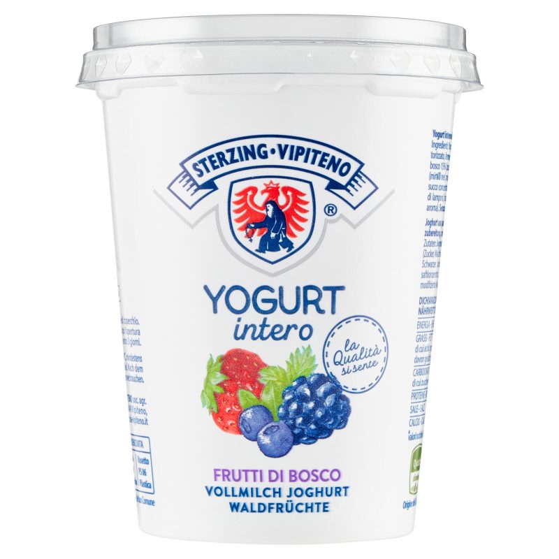 Sterzing Vipiteno Yogurt intero Frutti di Bosco 500 g