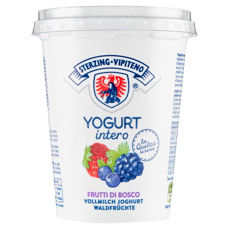 Sterzing Vipiteno Yogurt intero Frutti di Bosco 500 g