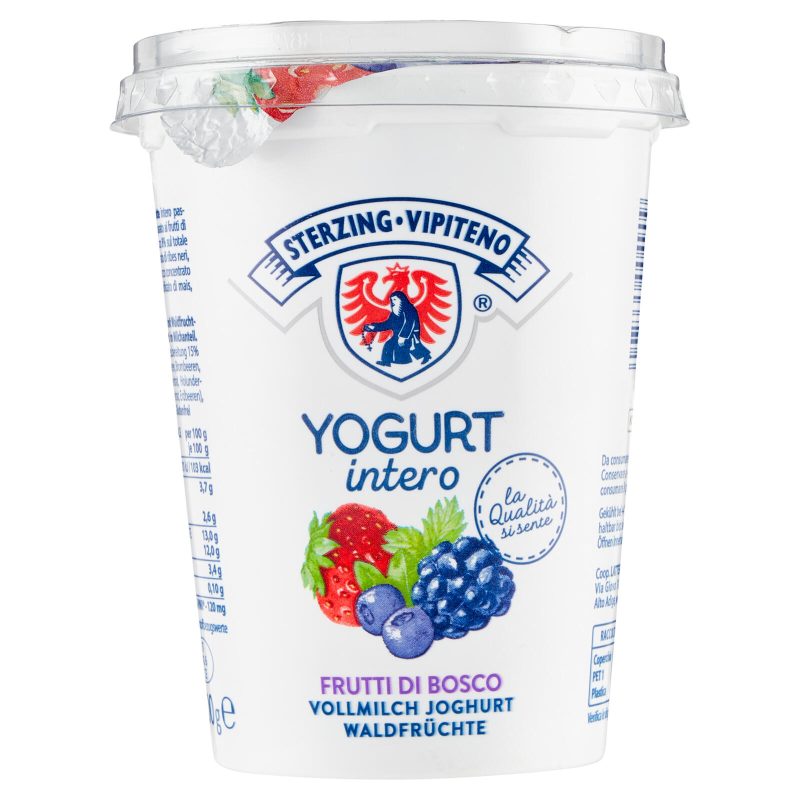 Sterzing Vipiteno Yogurt intero Frutti di Bosco 500 g