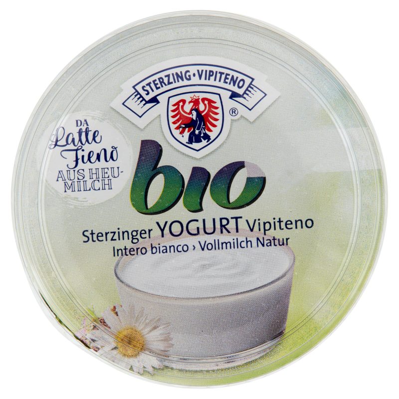 Sterzing Vipiteno bio Yogurt da Latte Fieno Intero bianco 500 g