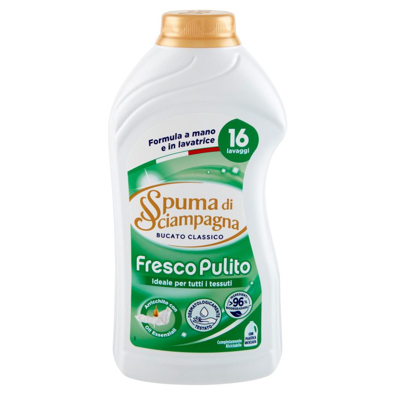 Spuma di Sciampagna Fresco Pulito Bucato Classico 800 ml