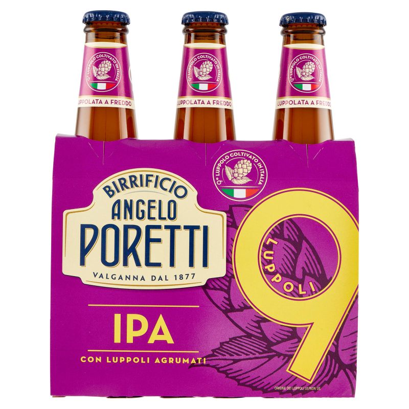 Birrificio Angelo Poretti IPA 9 Luppoli 3 x 33 cl