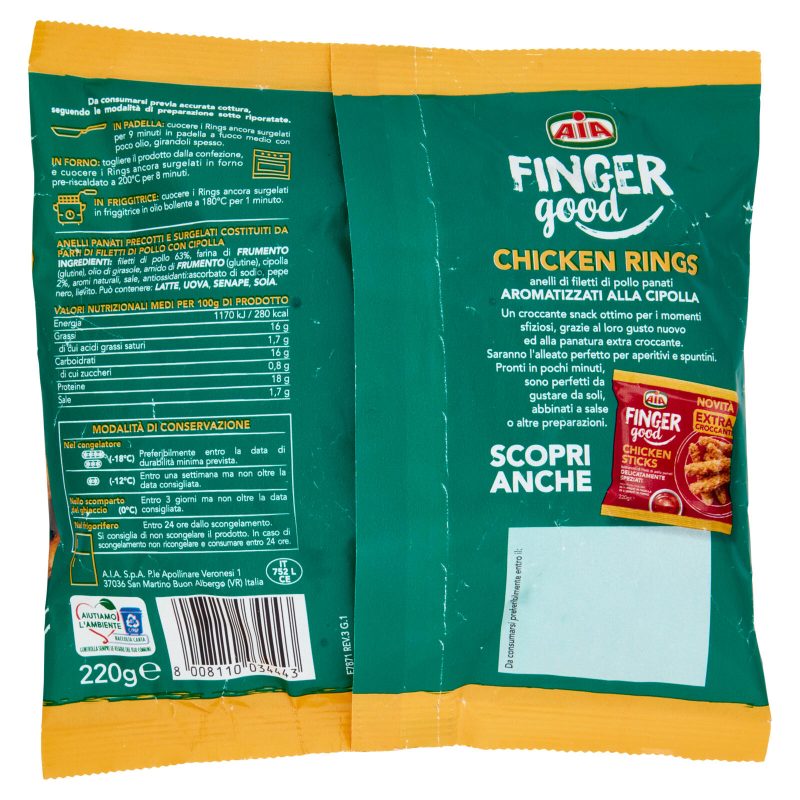 Aia Finger good Chicken Rings 220 g