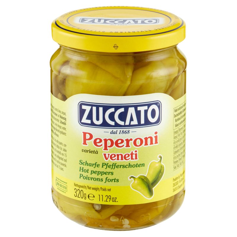 Zuccato Peperoni varietà veneti 320 g