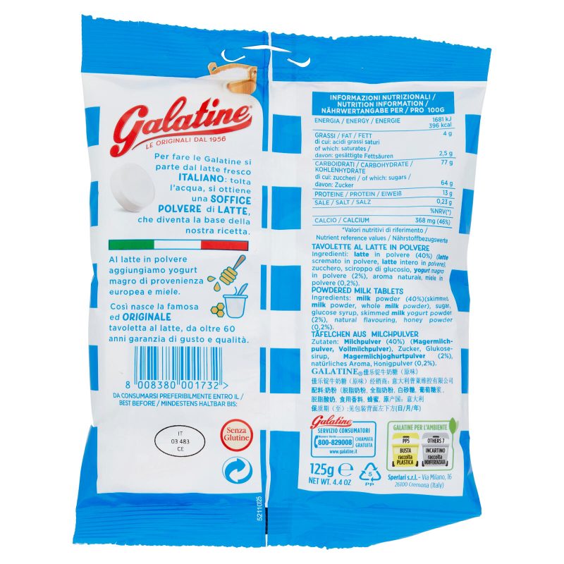 GALATINE LATTE
125 g