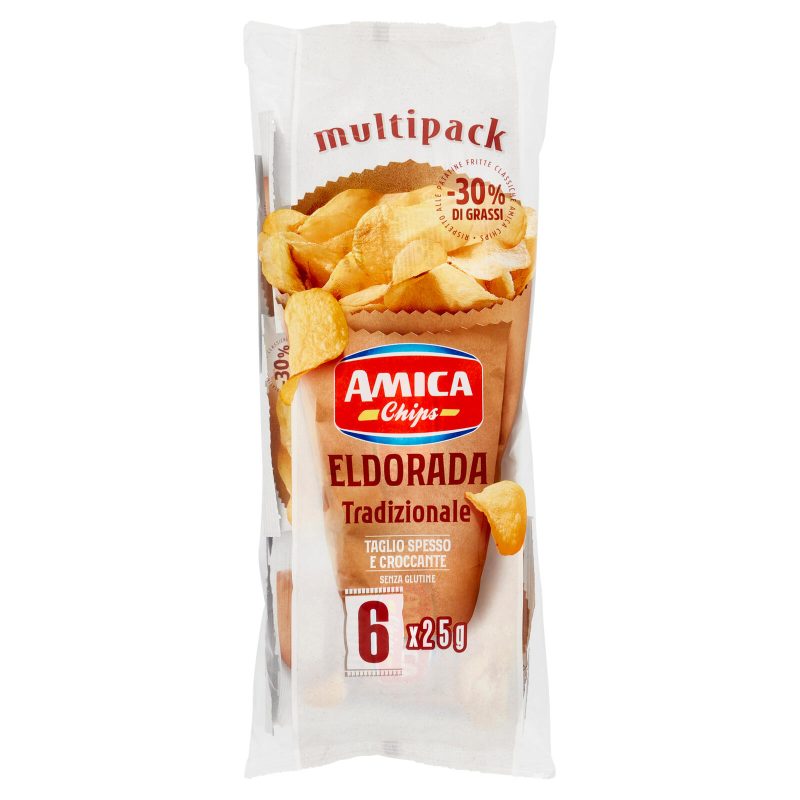 Amica Chips Eldorada Tradizionale 6 x 25 g