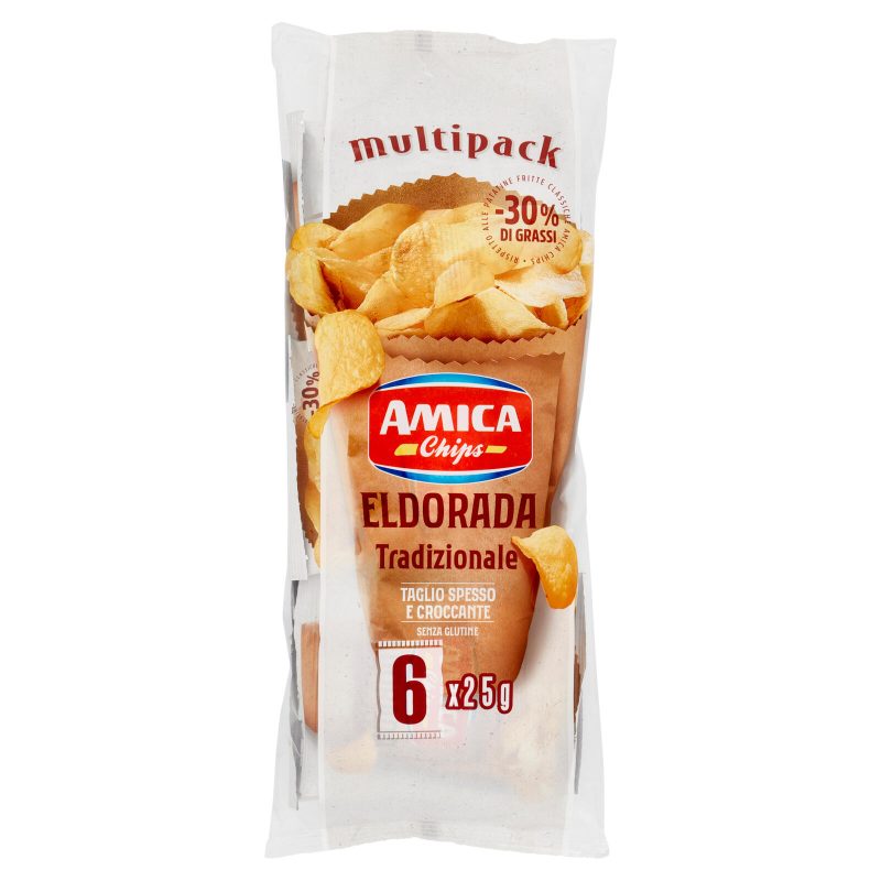 Amica Chips Eldorada Tradizionale 6 x 25 g