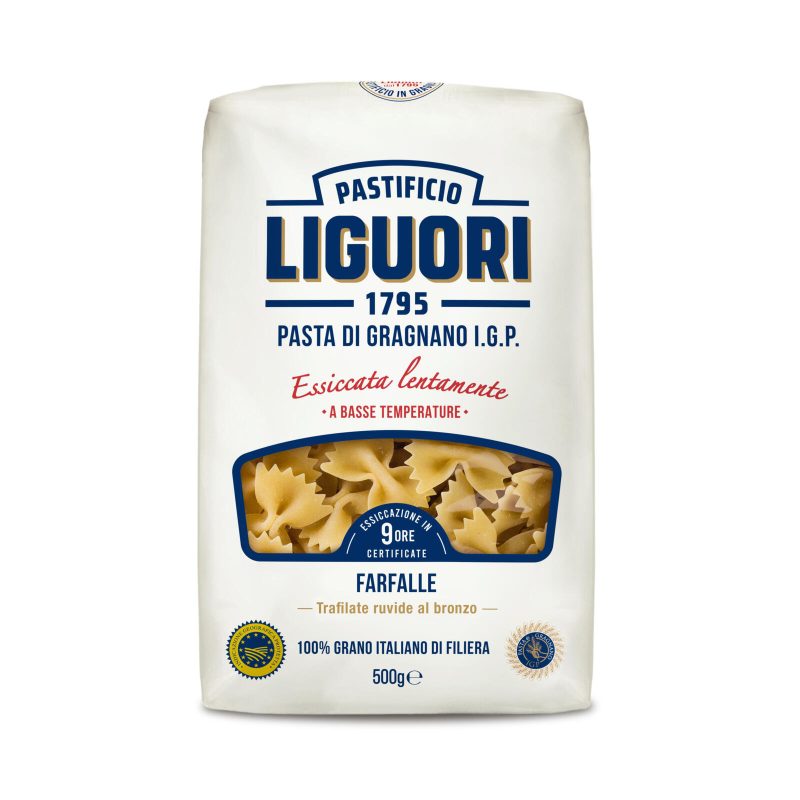 PASTA DI SEMOLA DI GRANO DURO 100% ITALIANO
500 g