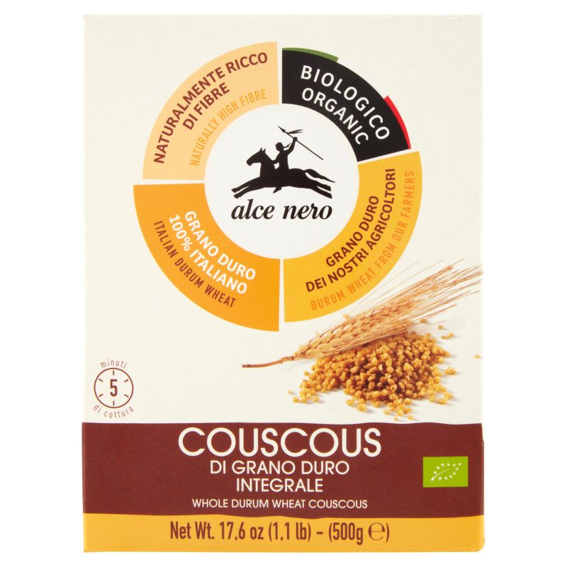 COUSCOUS GRANO DURO INTEGR BIO
500 g