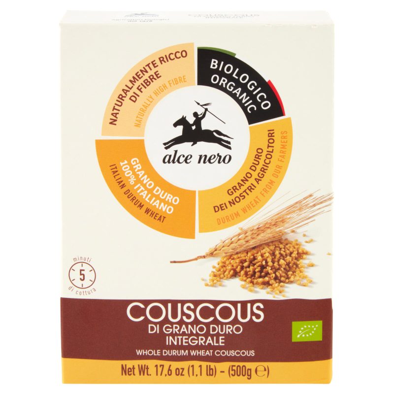 COUSCOUS GRANO DURO INTEGR BIO
500 g