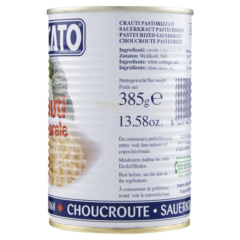 Zuccato Crauti al naturale 385 g