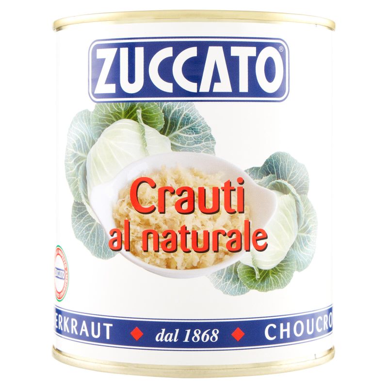 CRAUTI AL NATURALE ZUCCATO
850 g