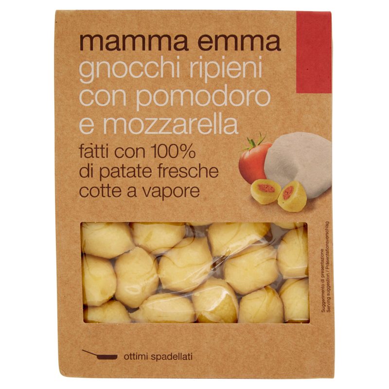 mamma emma gnocchi ripieni con pomodoro e mozzarella 350 g