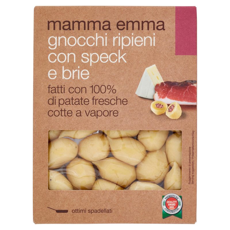 mamma emma gnocchi ripieni con speck e brie 350 g