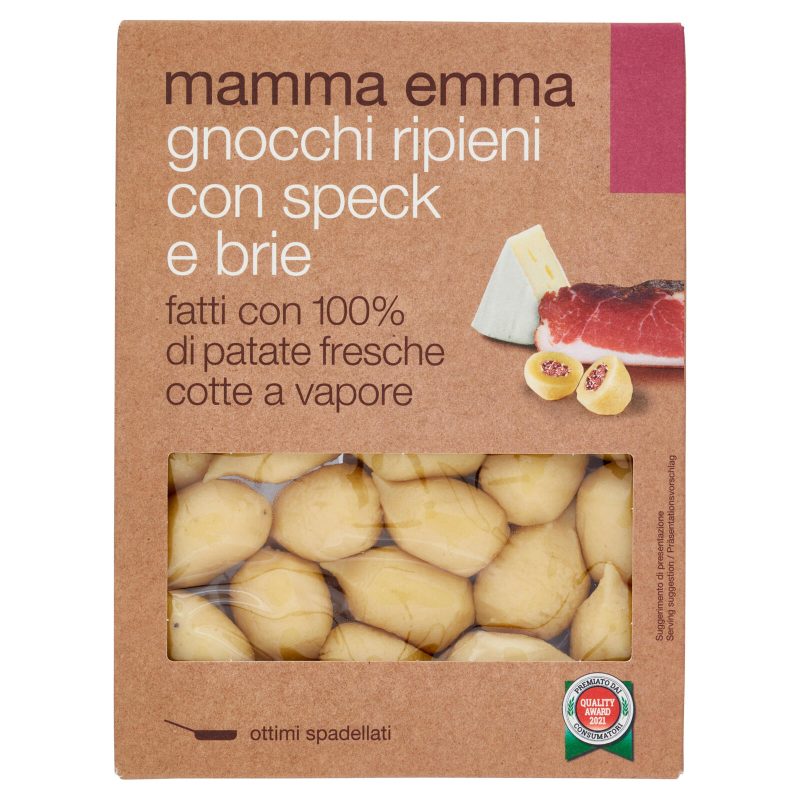 mamma emma gnocchi ripieni con speck e brie 350 g