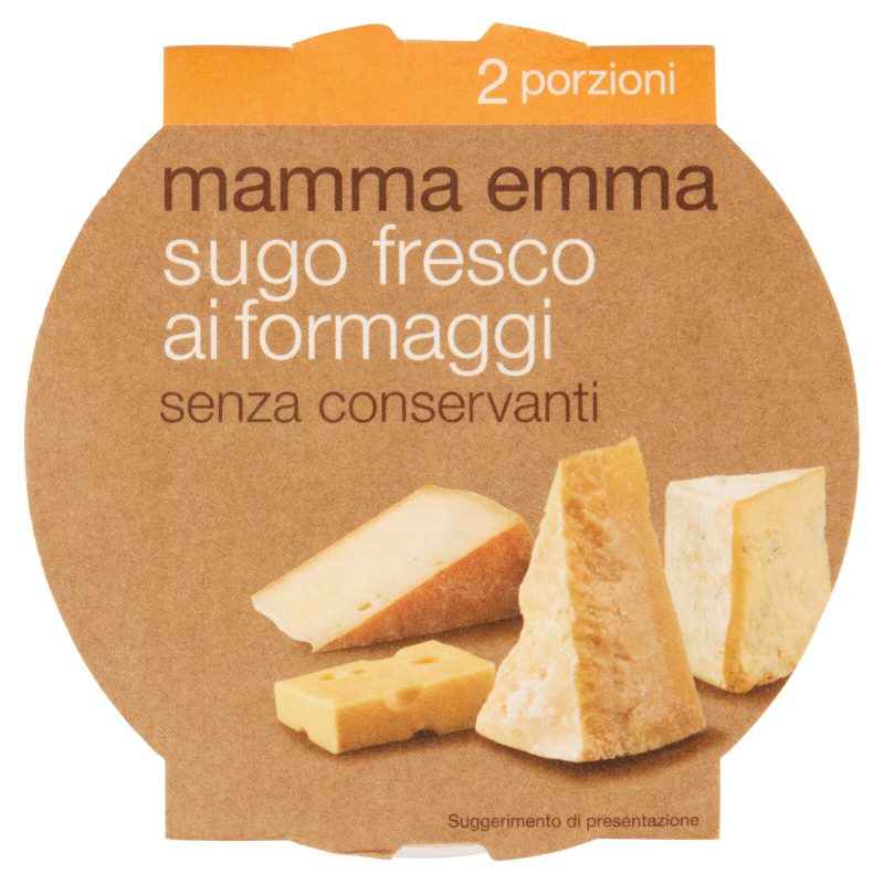 mamma emma sugo fresco ai formaggi 140 g