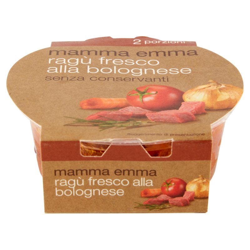 mamma emma ragù fresco alla bolognese 140 g