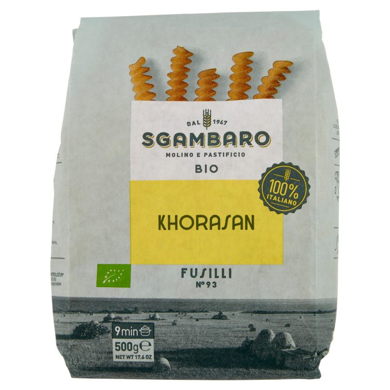 Sgambaro Bio Khorasan Fusilli N°93 500 g