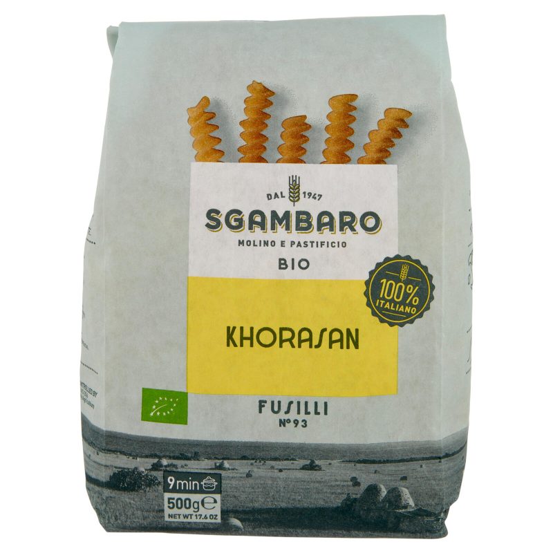 Sgambaro Bio Khorasan Fusilli N°93 500 g