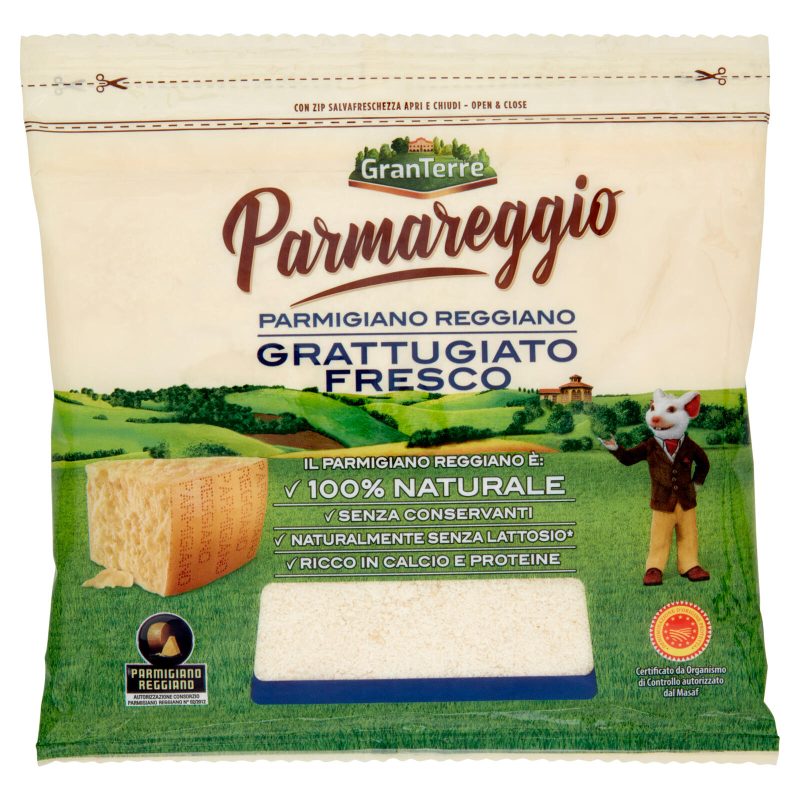 Parmareggio Parmigiano Reggiano Grattugiato Fresco 250 g