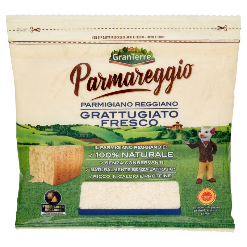 Parmareggio Parmigiano Reggiano Grattugiato Fresco 250 g