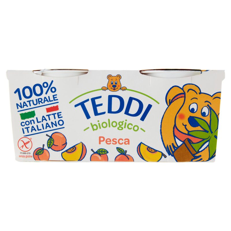 Teddi biologico Pesca 2x115 g