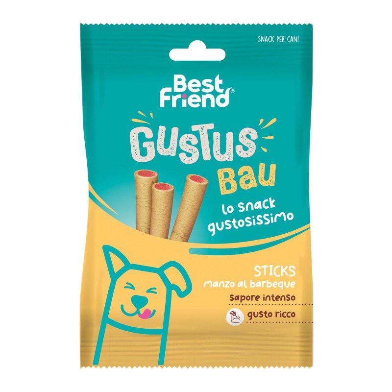 GUSTUS STICK CANI MANZO/BBQ GR50