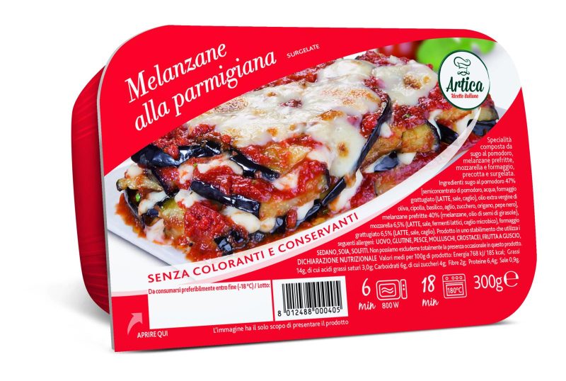 artica Melanzane alla Parmigiana Surgelate 300 g