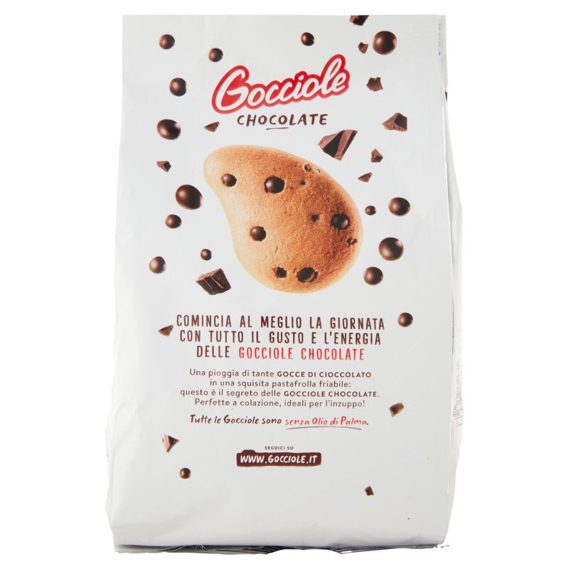 Pavesi Gocciole Chocolate Biscotti con Gocce di Cioccolato 500g