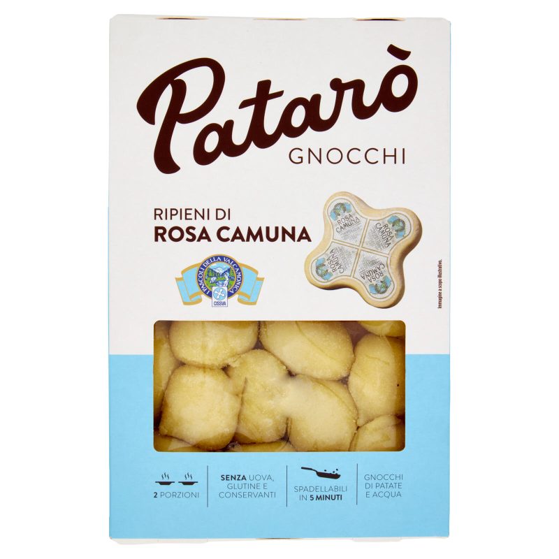 Patarò Gnocchi Ripieni di Rosa Camuna 400 g