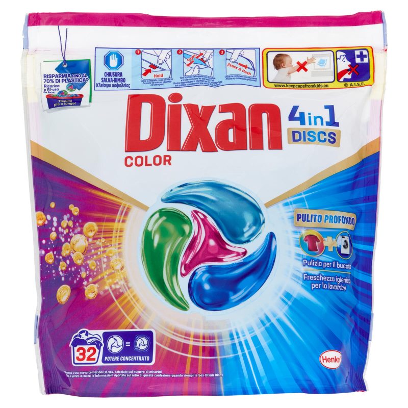 DIXAN Discs Color 32pz (528g)