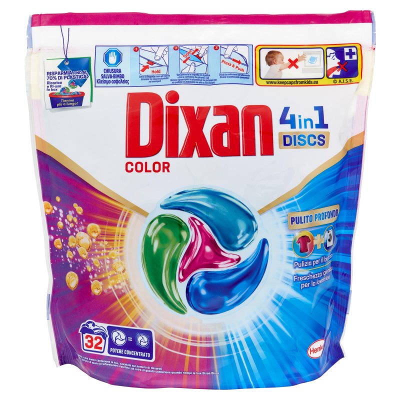 DIXAN Discs Color 32pz (528g)