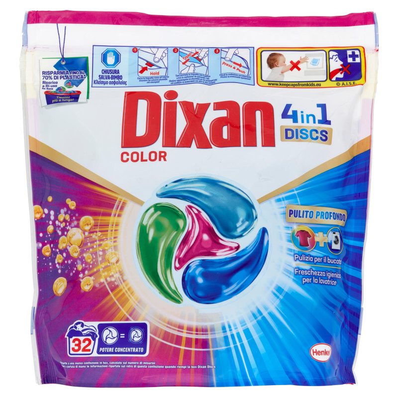 DIXAN Discs Color 32pz (528g)