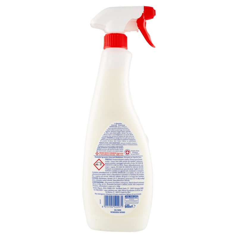 Chanteclair Sgrassatore Universale Disinfettante 600 ml