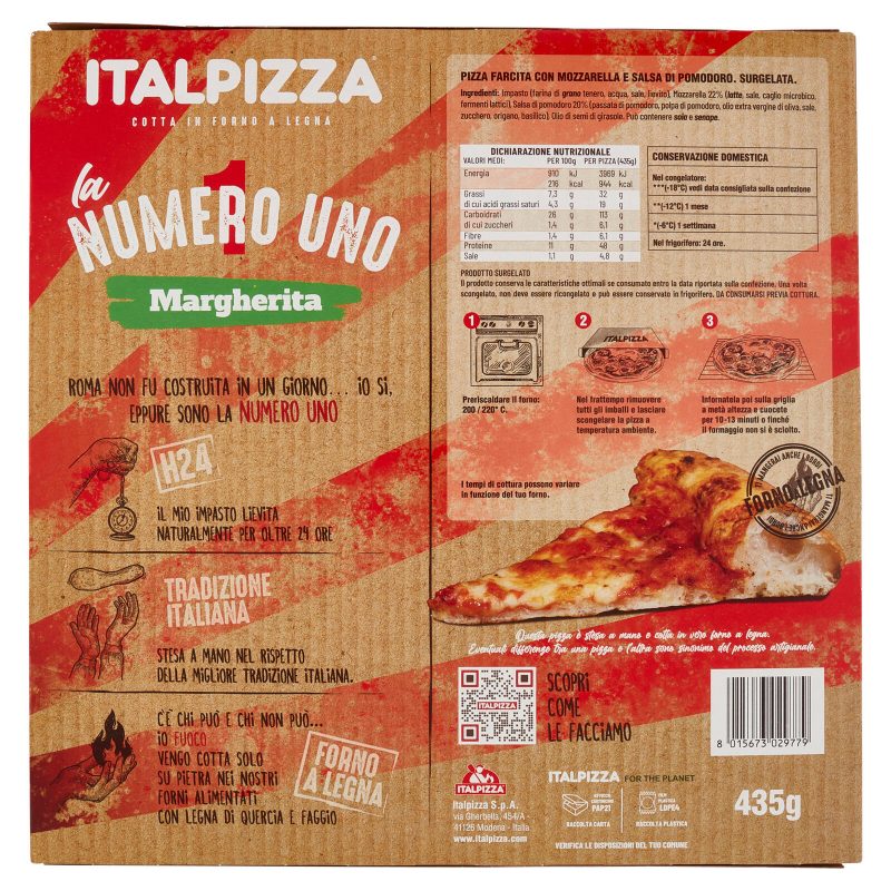 Italpizza la Numero Uno Margherita 435 g