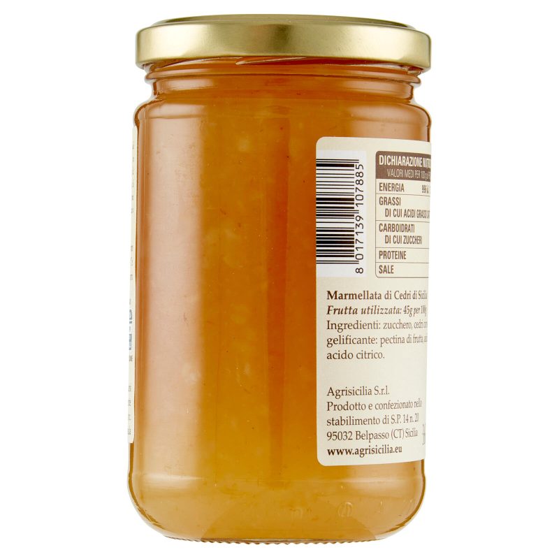 Agrisicilia Marmellata di Cedri di Sicilia 360 g