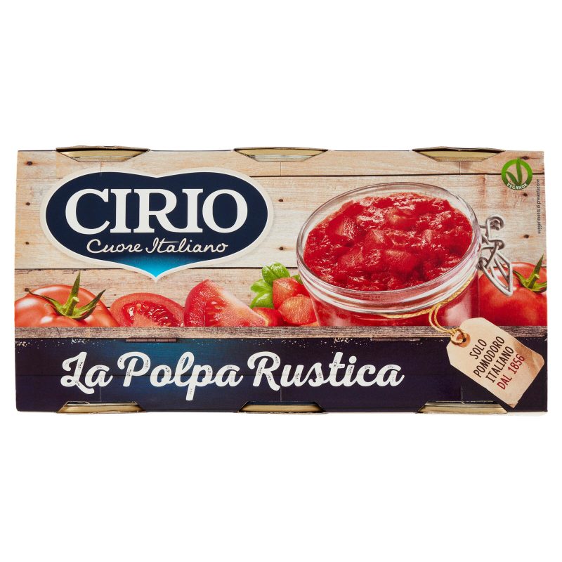 Cirio la Polpa Rustica 3 x 400 g