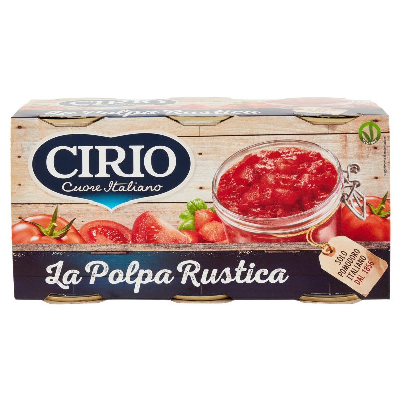 Cirio la Polpa Rustica 3 x 400 g