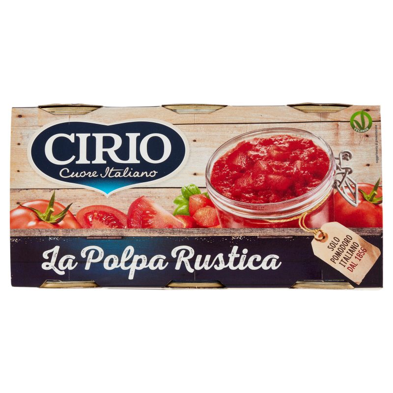 Cirio la Polpa Rustica 3 x 400 g