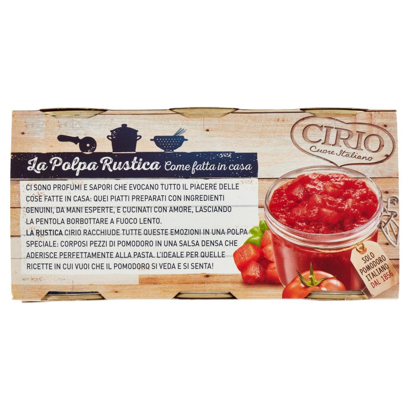 Cirio la Polpa Rustica 3 x 400 g