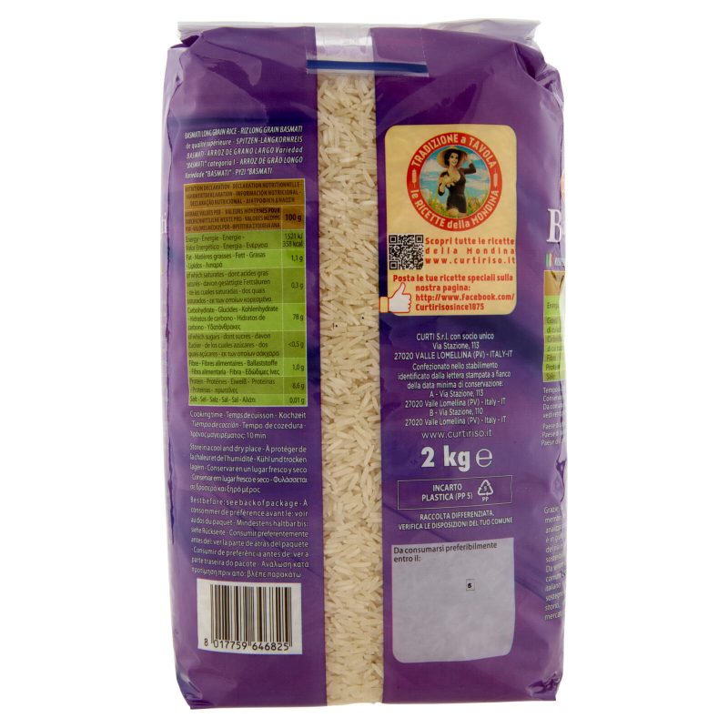 Curtiriso Basmati 2 Kg