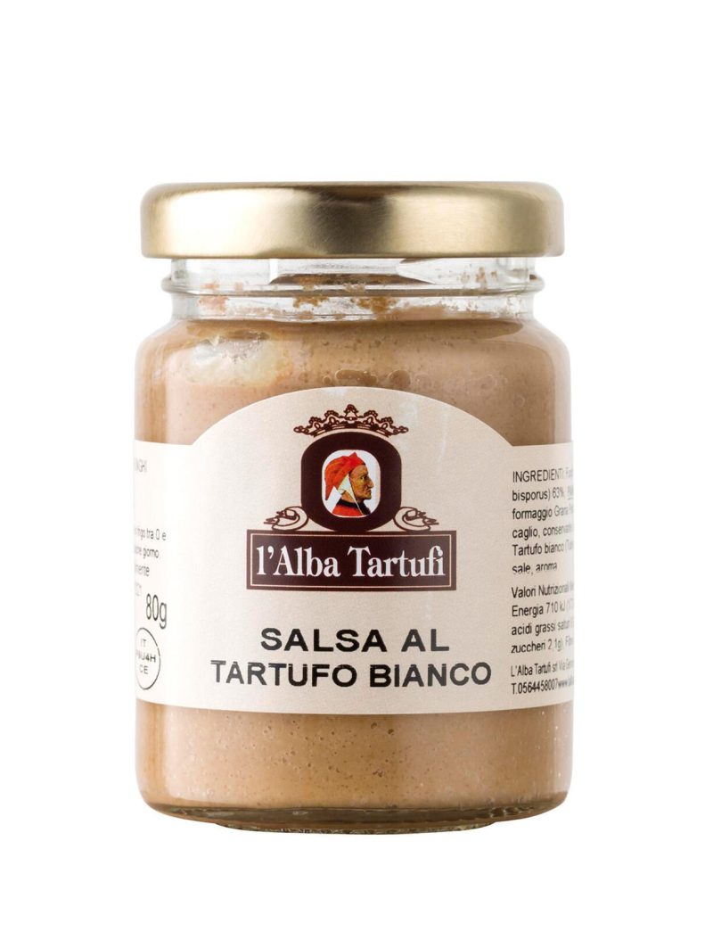 CONDIMENTO A BASE DI FUNGHI AL TARTUFO BIANCO
80 g